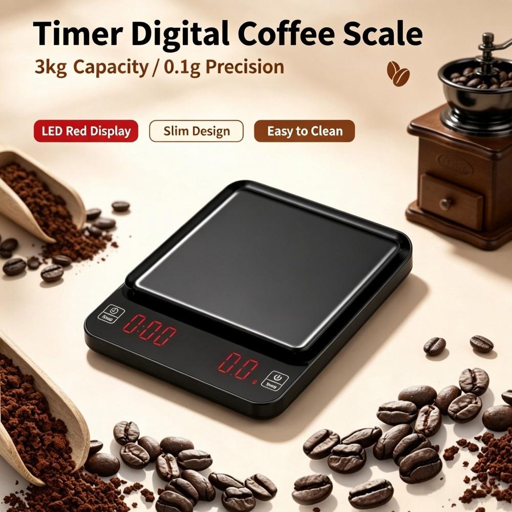 Electronics & Gadgets Charging Gocable 8 In 1 Edc 100W Cable - 3kg/0.1g Hoge Precisie Digitale Koffieweegschaal, LED