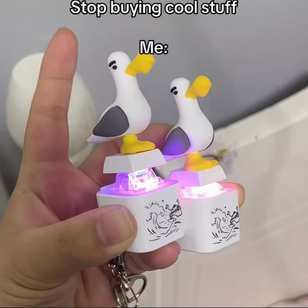 Mine Seagull Keycap-sleutelhan - Electronics Gadgets Wholesale recensie en prijs
