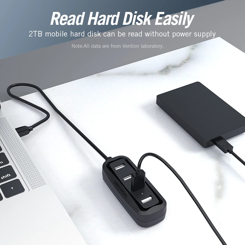 Vention Usb 2.0 Hub 4 Poort Me - Electronics Gadgets Wholesale recensie en prijs